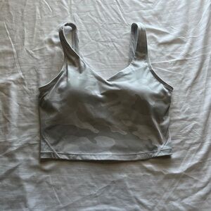 grey camo sports bra